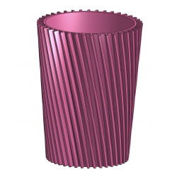 Dekorativní květináč, kelímek, váza, 3D