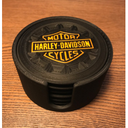 Podtácek - Harley Davidson (sada6ks)