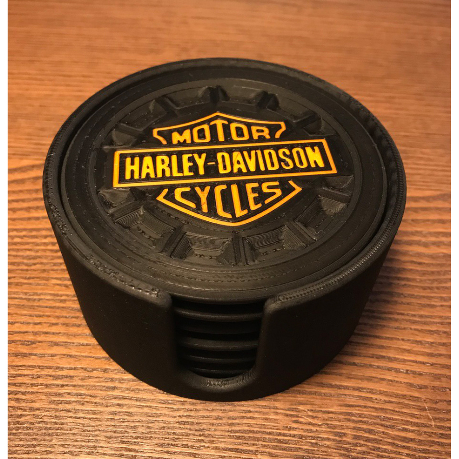 Podtácek - Harley Davidson (sada6ks)