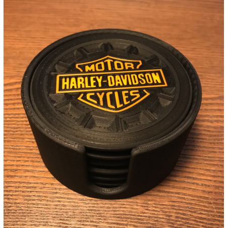 Podtácek - Harley Davidson (sada6ks)